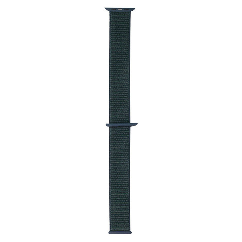 Apple Watch (38/40/SE/41/42mm) Nylon Rem Lippa - Blågrøn - (DEMO)