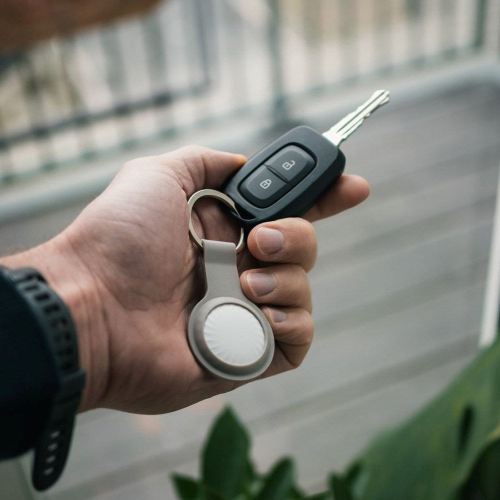 Lippa Apple AirTag Nøglering - Hvid