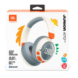 JBL Junior 470NC Over-Ear Børne Headset med Lydbegrænser m. Bluetooth og Aktiv Støjreduktion - Høretelefoner - Hvid / Grå