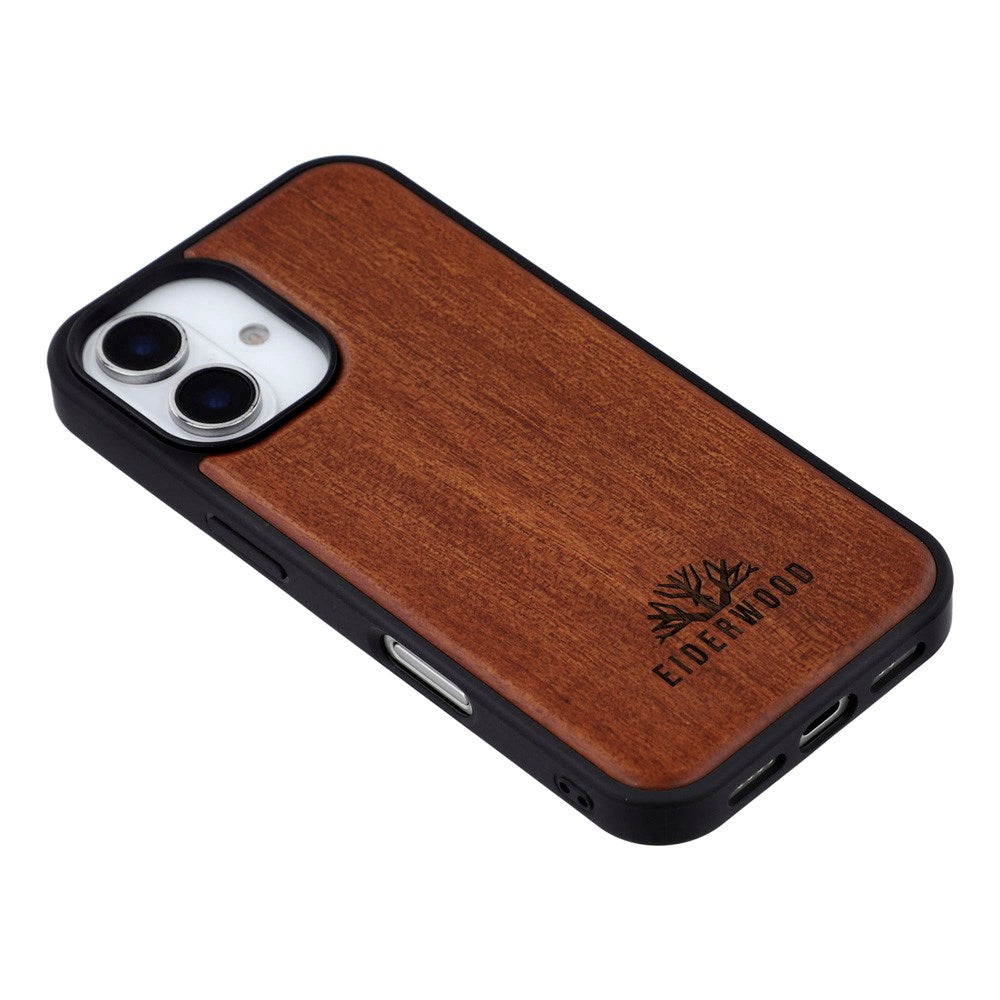 iPhone 16 - EIDERWOOD Magnetisk Træcover - MagSafe Kompatibel - Palisander