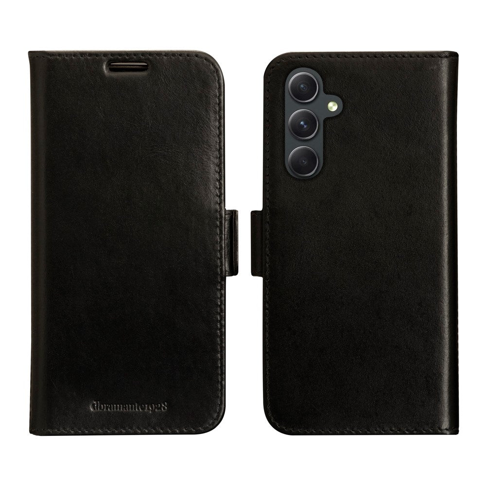 Samsung Galaxy A54 (5G) - dbramante1928 Lynge 2-i-1 Ægte Læder Flip Cover - Black