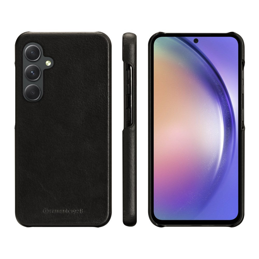 Samsung Galaxy A54 (5G) - dbramante1928 Lynge 2-i-1 Ægte Læder Flip Cover - Black