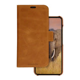 Samsung Galaxy S24+ (Plus) dbramante1928 Lynge Ægte Læder Magnet Flip Cover - Tan