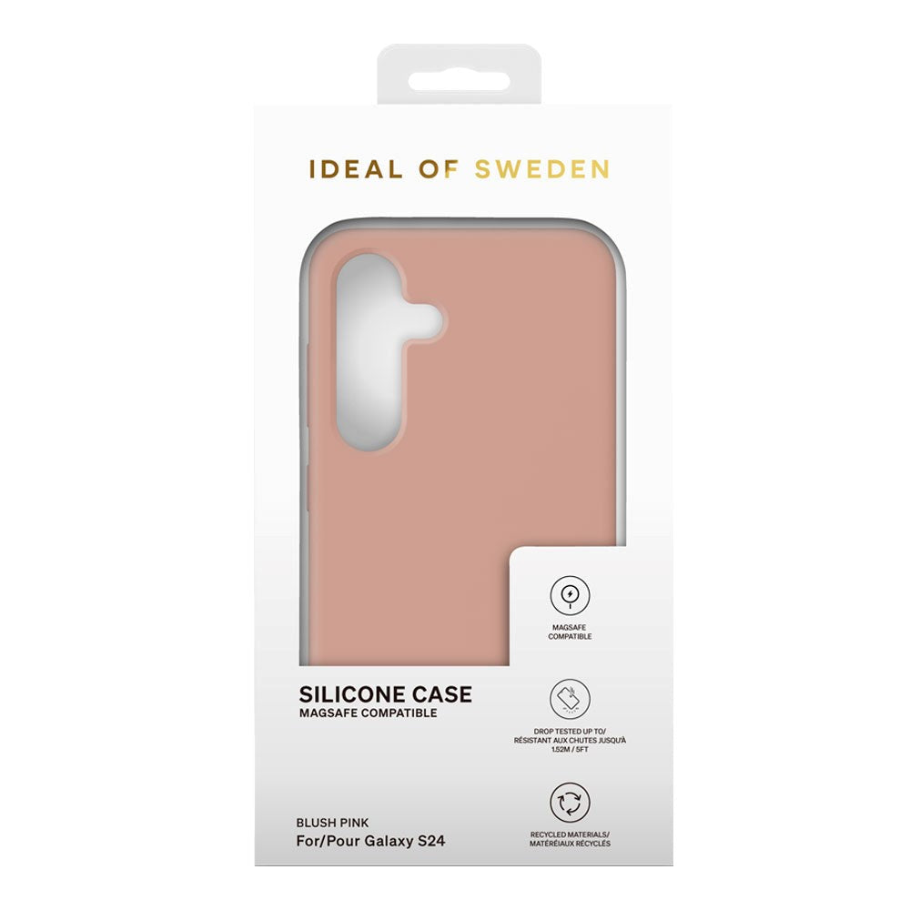 Samsung Galaxy S24 / S25 iDeal Of Sweden Silicone Cover - MagSafe Kompatibel - Blush Pink