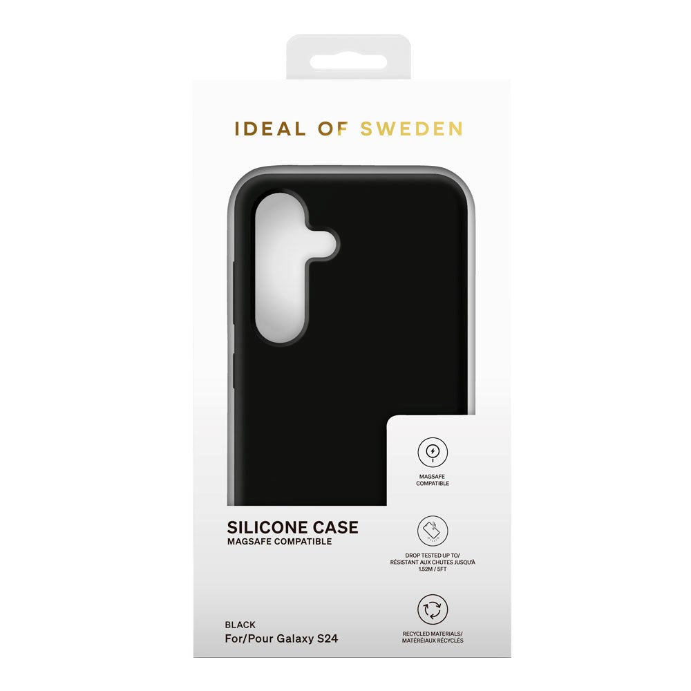 Samsung Galaxy S24 / S25 iDeal Of Sweden Silicone Cover - MagSafe Kompatibel - Black