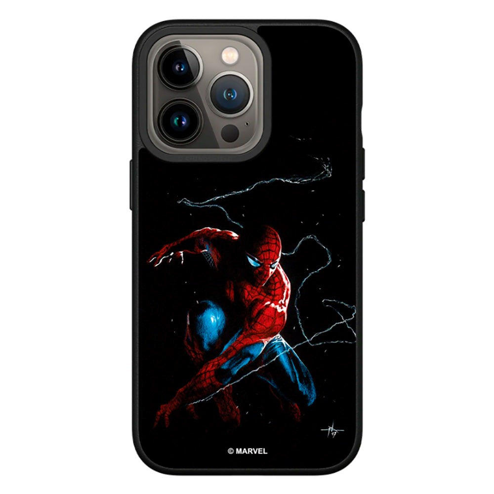 RhinoShield iPhone 13 Pro SolidSuit Håndværker Cover m. Marvel - Spider-Man On Duty