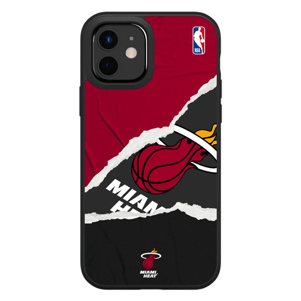 RhinoShield iPhone 12 / 12 Pro SolidSuit Håndværker NBA Cover m. Miami Heat - Sweat and Tears