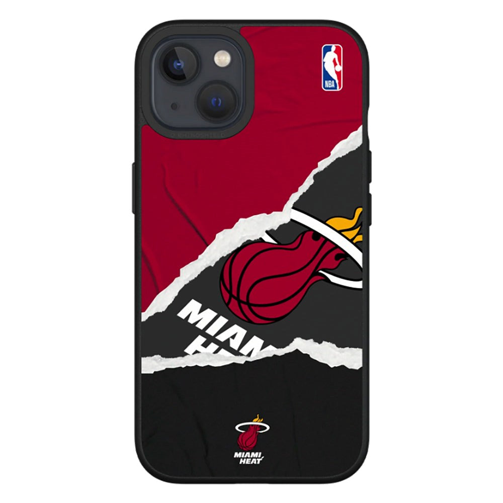 RhinoShield iPhone 13 SolidSuit Håndværker NBA Cover m. Miami Heat - Sweat and Tears