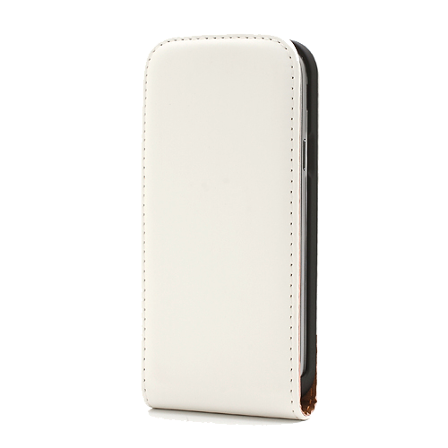 Samsung Galaxy S4 Mini Flip Etui - Hvid