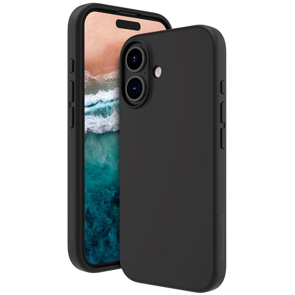 iPhone 16 dbramante1928 Monaco Bagside Cover - MagSafe Kompatibel - Night Black