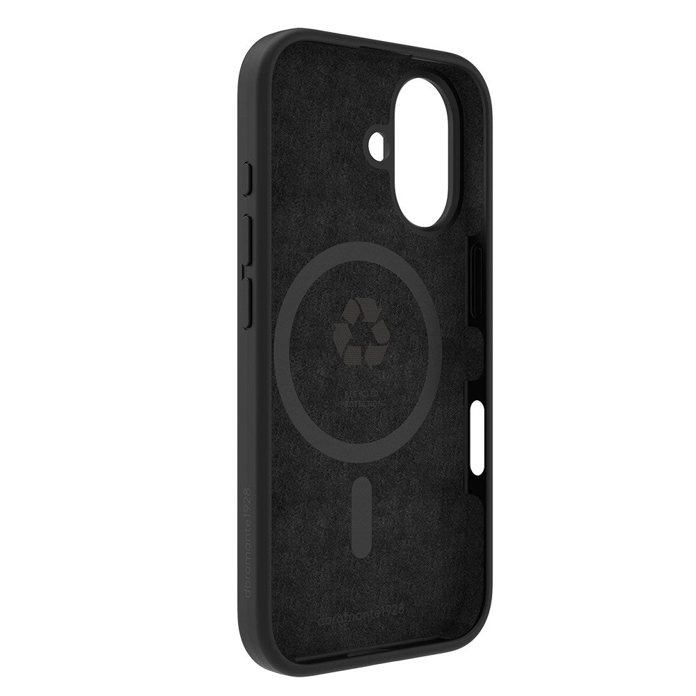 iPhone 16 dbramante1928 Monaco Bagside Cover - MagSafe Kompatibel - Night Black