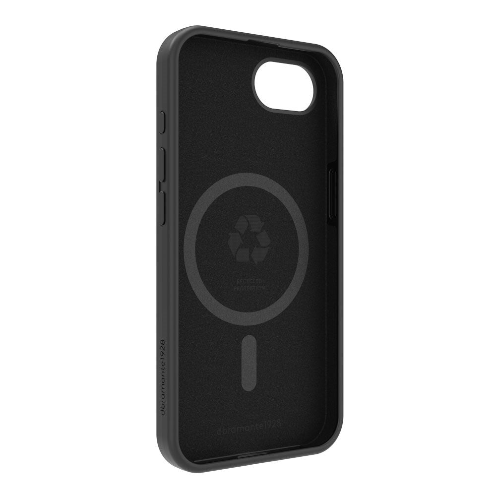 iPhone iPhone 16e dbramante1928 Monaco Bagside Cover - MagSafe Kompatibel - Night Black