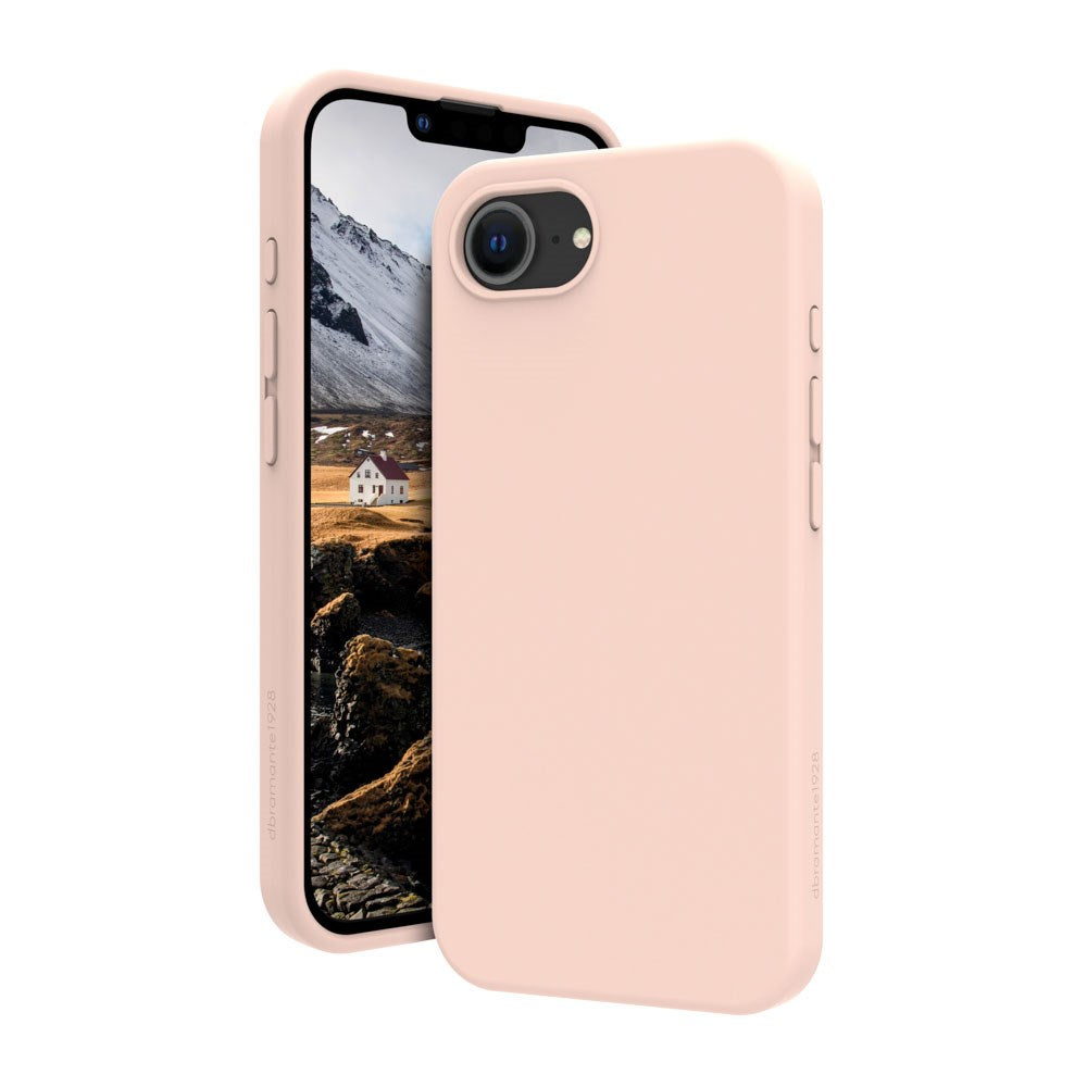 iPhone iPhone 16e dbramante1928 Monaco Bagside Cover - MagSafe Kompatibel - Pink Sand
