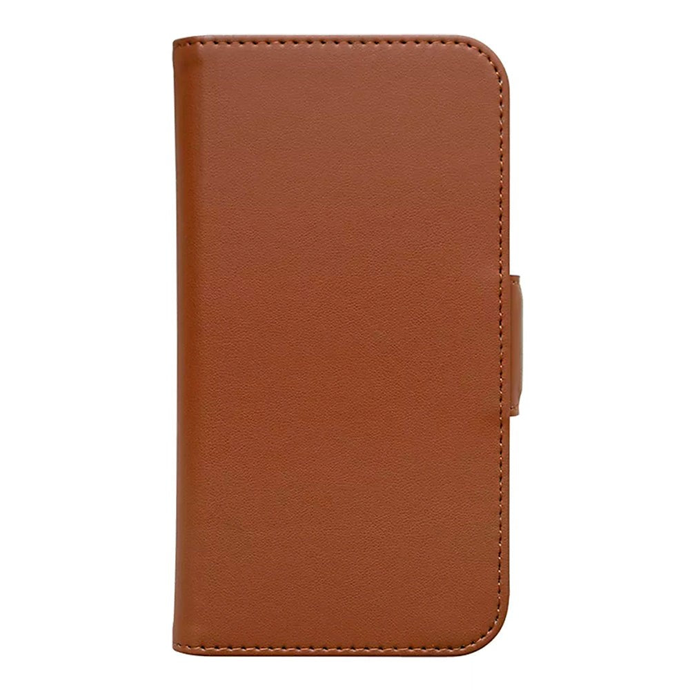 iPhone 14 Key Nordfjord Slim Wallet Læder Mobil Cover m. Pung - Brun