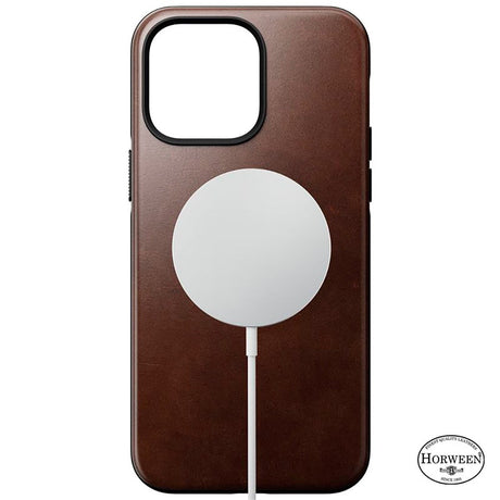 iPhone 14 Pro Max Modern Nomad Horween Leather Case - MagSafe Kompatibel - Brun