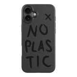 agood company iPhone 16 Plus PLNTPRTCT Mobil Cover - Black / No Plastic