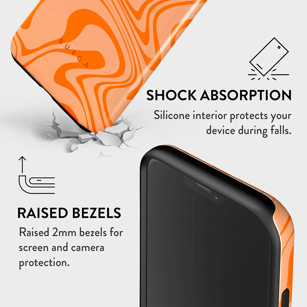 iPhone 12 / 12 Pro Burga Tough Fashion Cover - High Vibrations