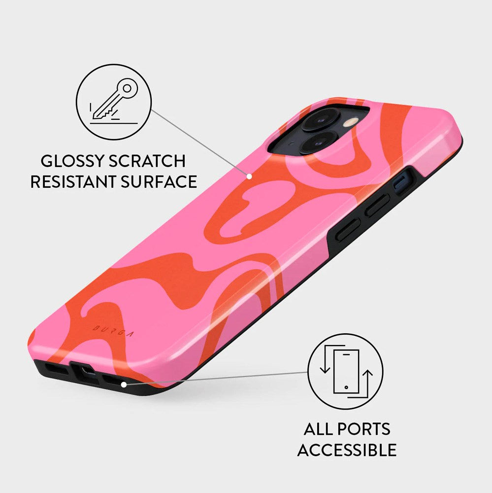 iPhone 15 Burga Tough Fashion Cover - Ride the Wave