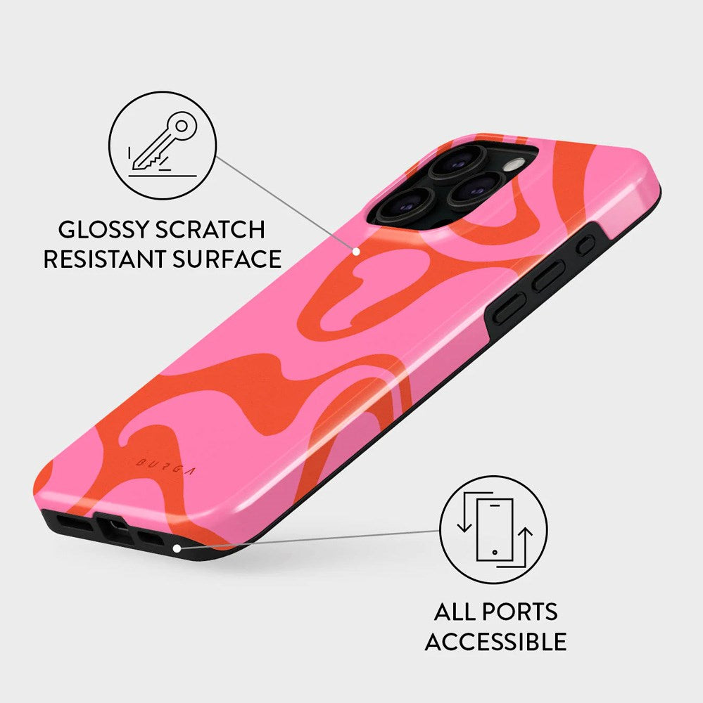 iPhone 15 Pro Burga Tough Fashion Cover - Ride the Wave