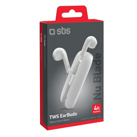 SBS Nu Blade Bluetooth True Wireless Høretelefoner - Hvid