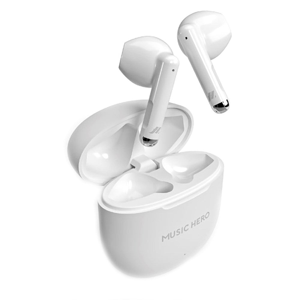 MUSIC HERO Nubox TWS Trådløs Bluetooth In-Ear Høretelefoner - Hvid