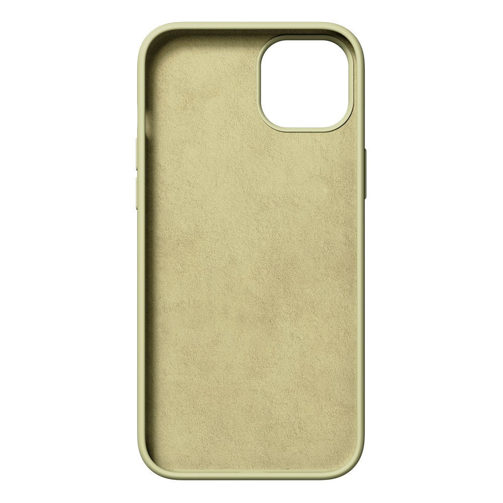 Nudient iPhone 15 Base Silicone Mobil Cover - Pale Yellow