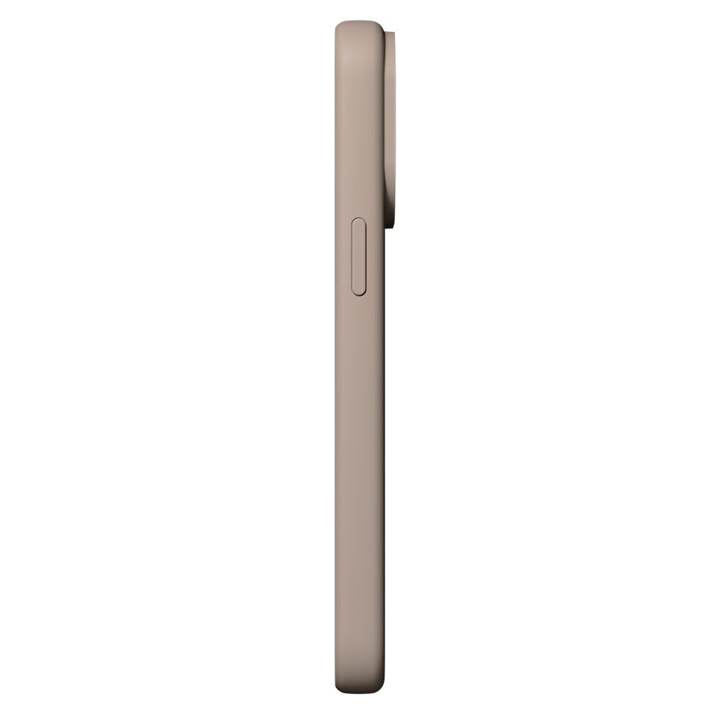 Nudient iPhone 15 Pro Base Silicone Mobil Cover - Stone Beige