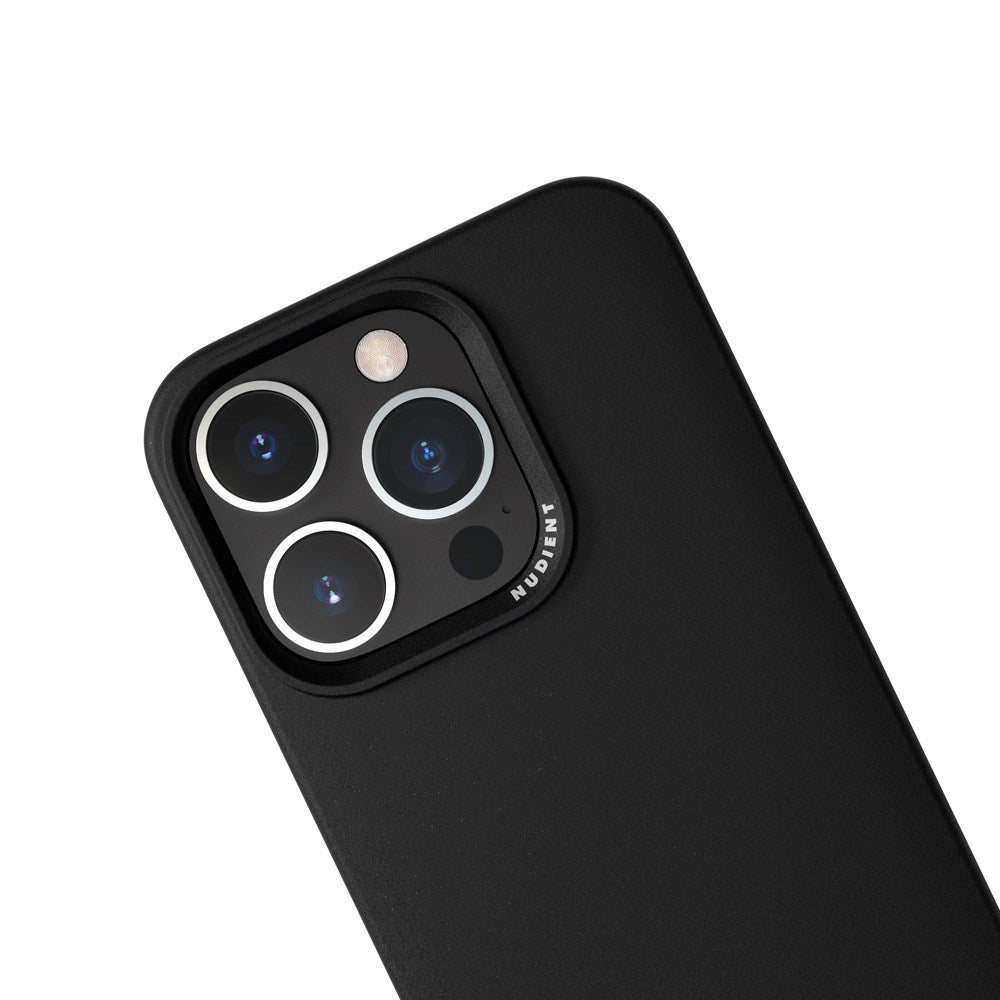 Nudient iPhone 16 Pro Thin Case Bagside Cover - MagSafe Kompatibel - Ink Black