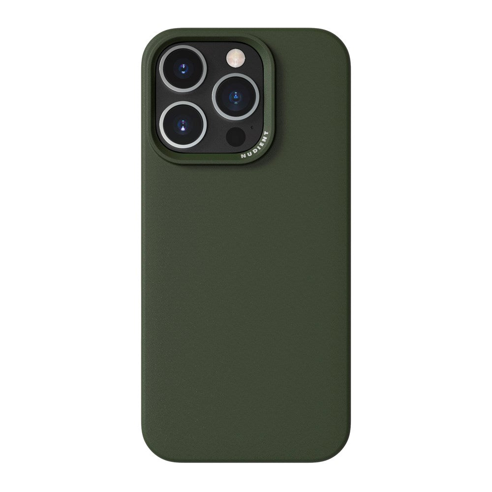 Nudient iPhone 16 Pro Thin Case Bagside Cover - MagSafe Kompatibel - Pine Green