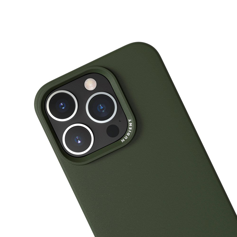 Nudient iPhone 16 Pro Thin Case Bagside Cover - MagSafe Kompatibel - Pine Green