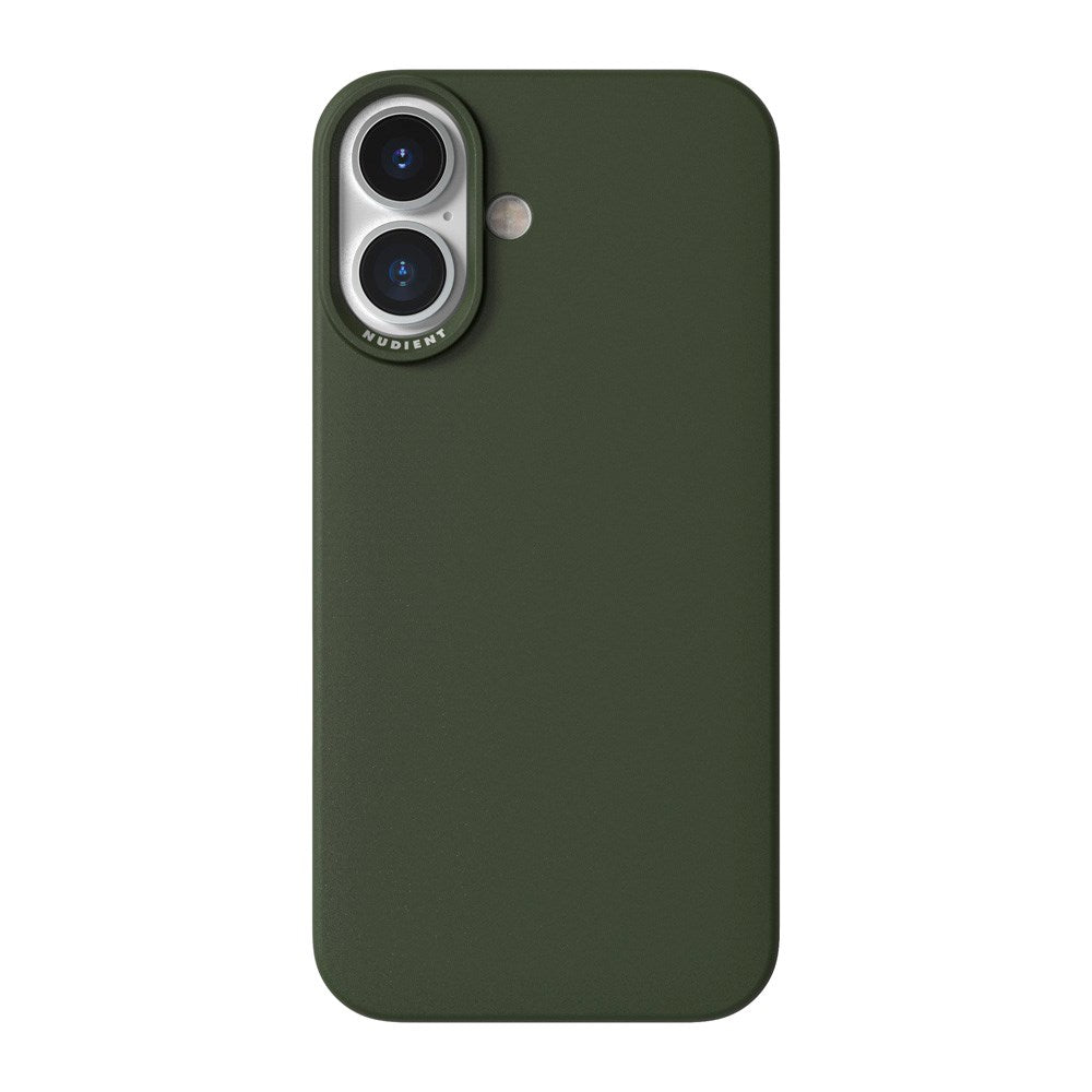Nudient iPhone 16 Thin Case Bagside Cover - MagSafe Kompatibel - Pine Green