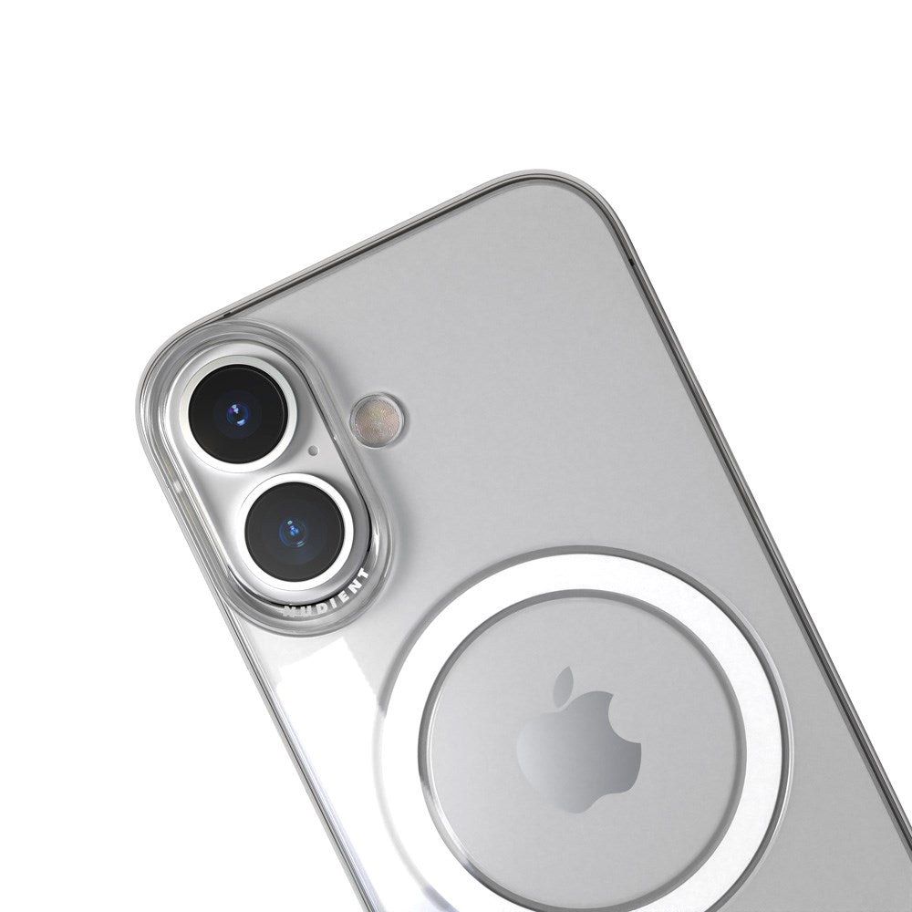 Nudient iPhone 16 Thin Case Bagside Cover - MagSafe Kompatibel - Transparent