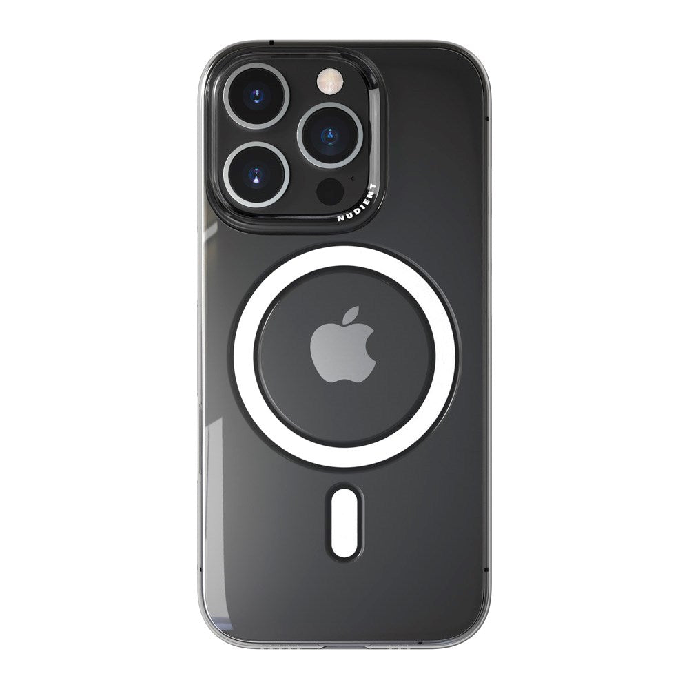 Nudient iPhone 16 Pro Thin Case Bagside Cover - MagSafe Kompatibel - Transparent