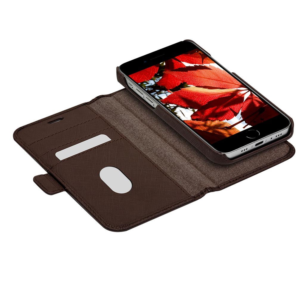 Dbramante1928 New York 2-i-en Flipcover til iPhone 12/12 Pro - Brun