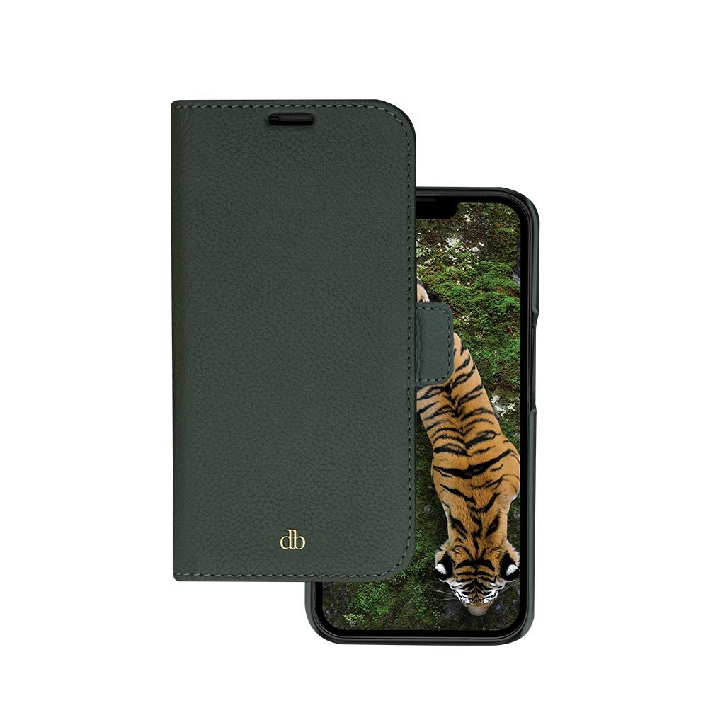 Dbramante1928 New York 2-i-en Flipcover til iPhone 14 Pro - Grøn