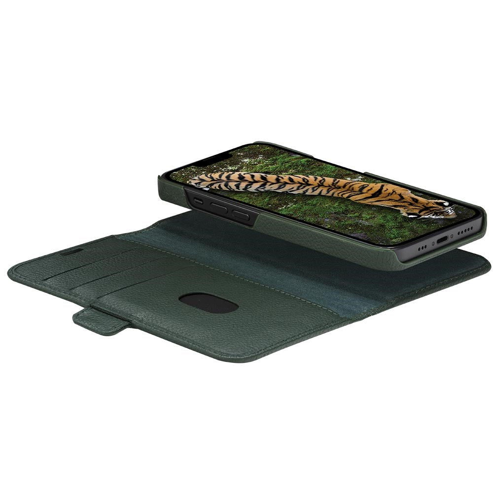 Dbramante1928 New York 2-i-en Flipcover til iPhone 14 Pro - Grøn