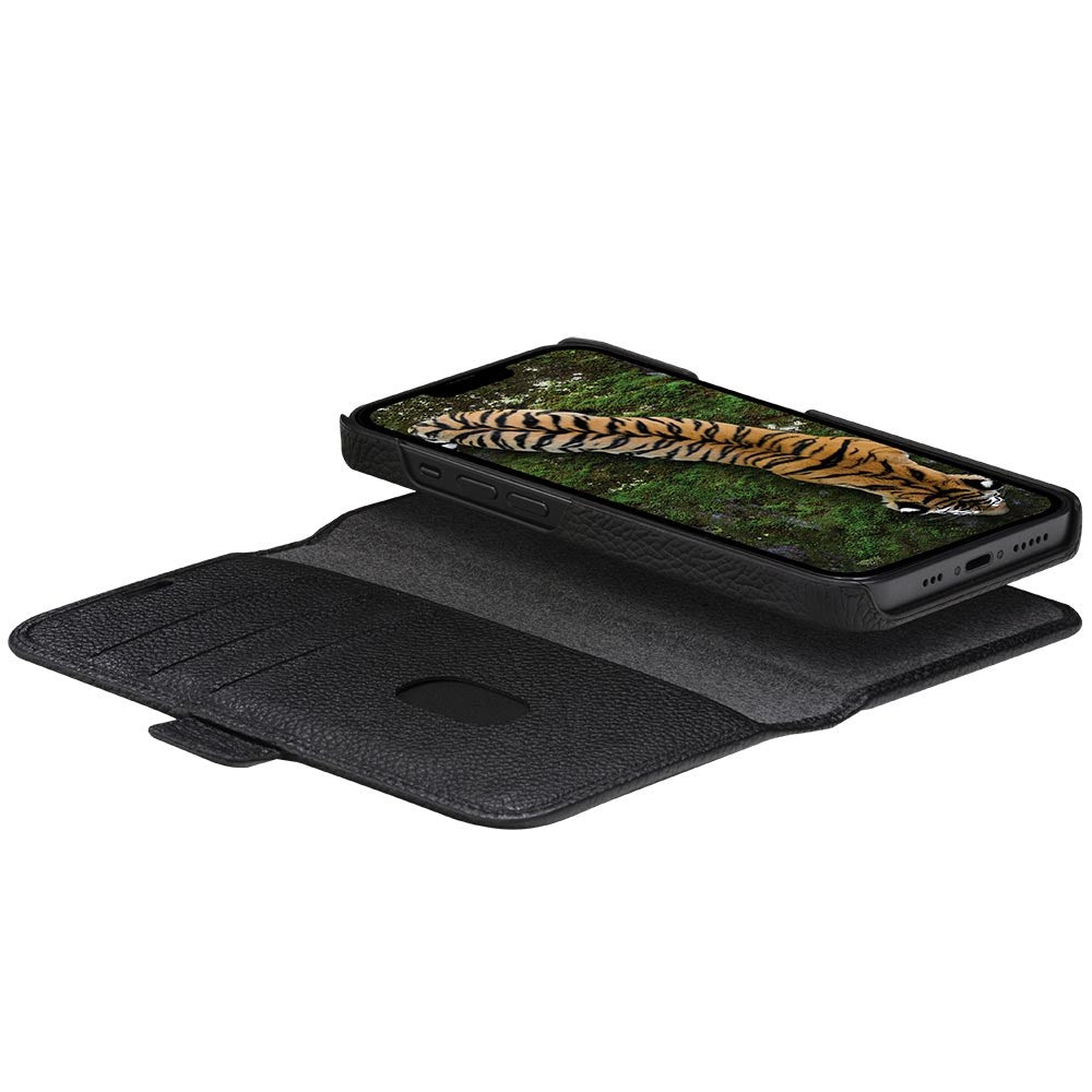 Dbramante1928 New York 2-i-en Flipcover til iPhone 14 Pro - Sort