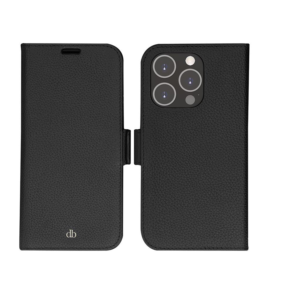 Dbramante1928 New York 2-i-en Flipcover til iPhone 14 Pro - Sort