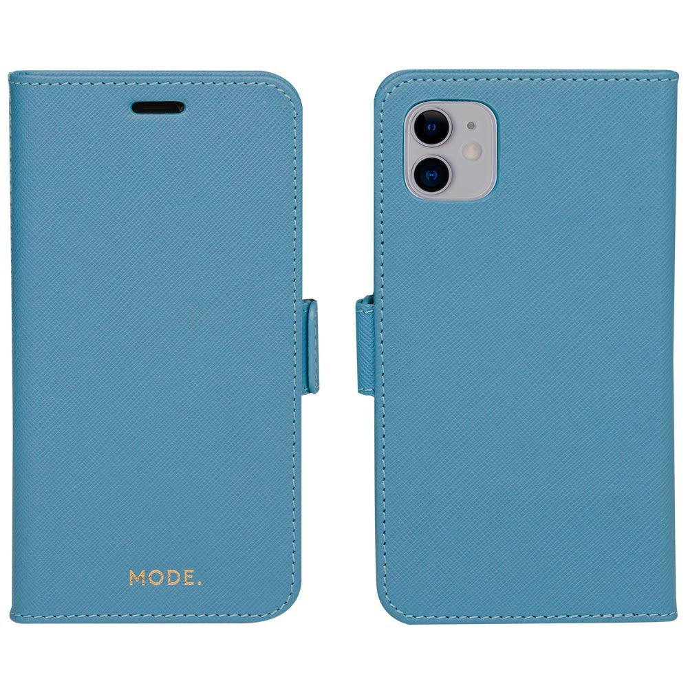 Dbramante1928 New York 2-i-en Flipcover til iPhone 11 - Blå