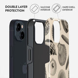 iPhone 15 Burga Tough Fashion Cover - Shell Mosaic