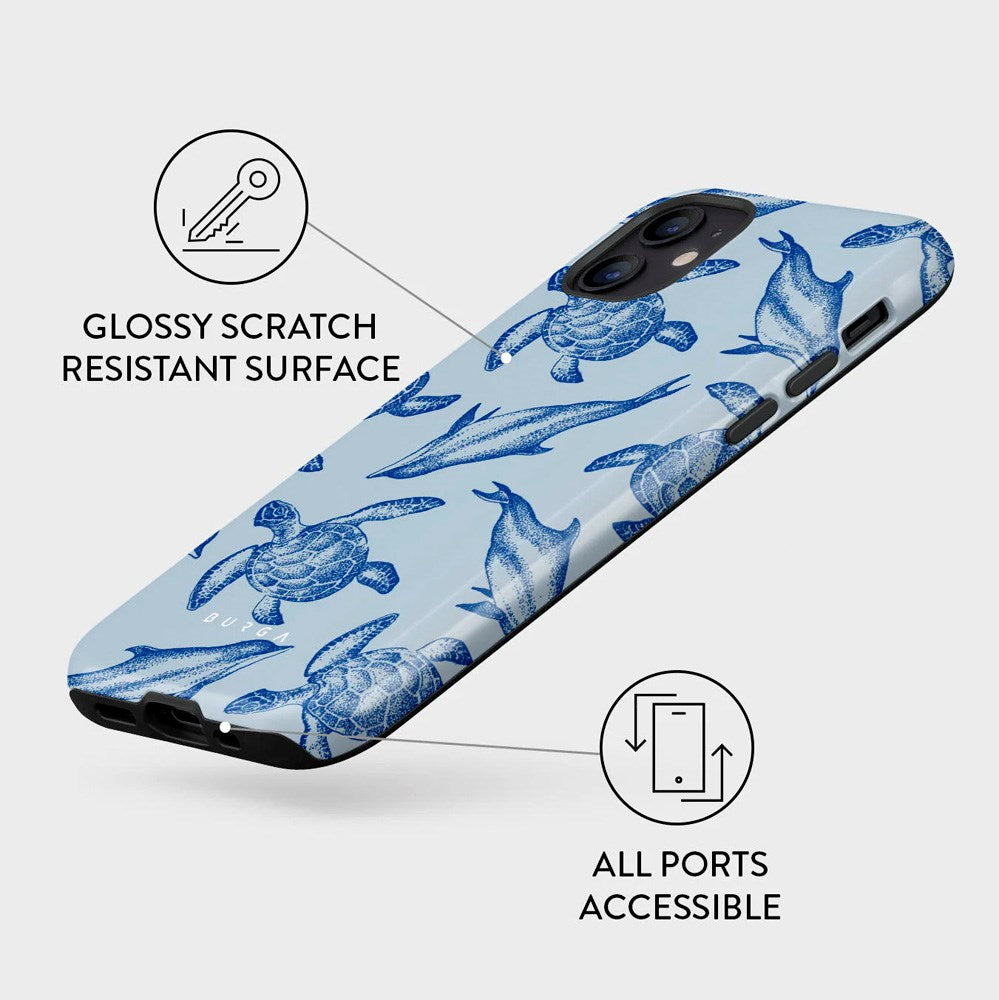 iPhone 12 / 12 Pro Burga Tough Fashion Cover - Aquatic Dance