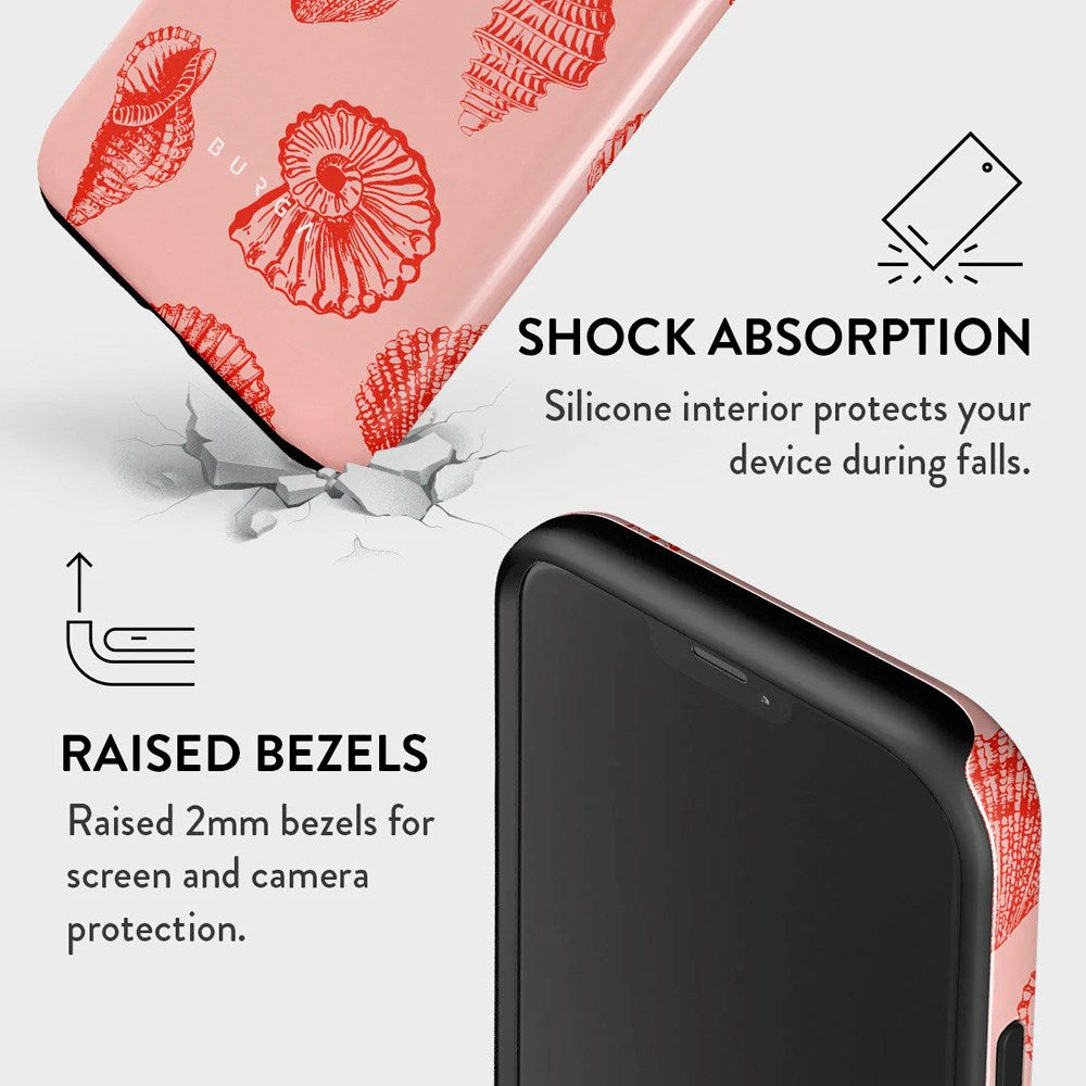 iPhone 12 / 12 Pro Burga Tough Fashion Cover - Coastal Treasure