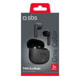 SBS One Color Bluetooth True Wireless Høretelefoner - Sort