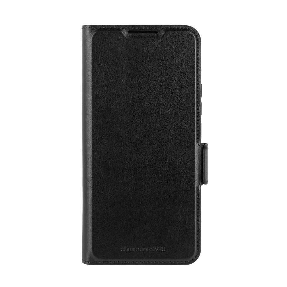 Xiaomi Redmi Note 14 (5G) dbramante1928 Oslo Pro Slim Flip Cover m. Kortholder - Genbrugsmaterialer - Sort
