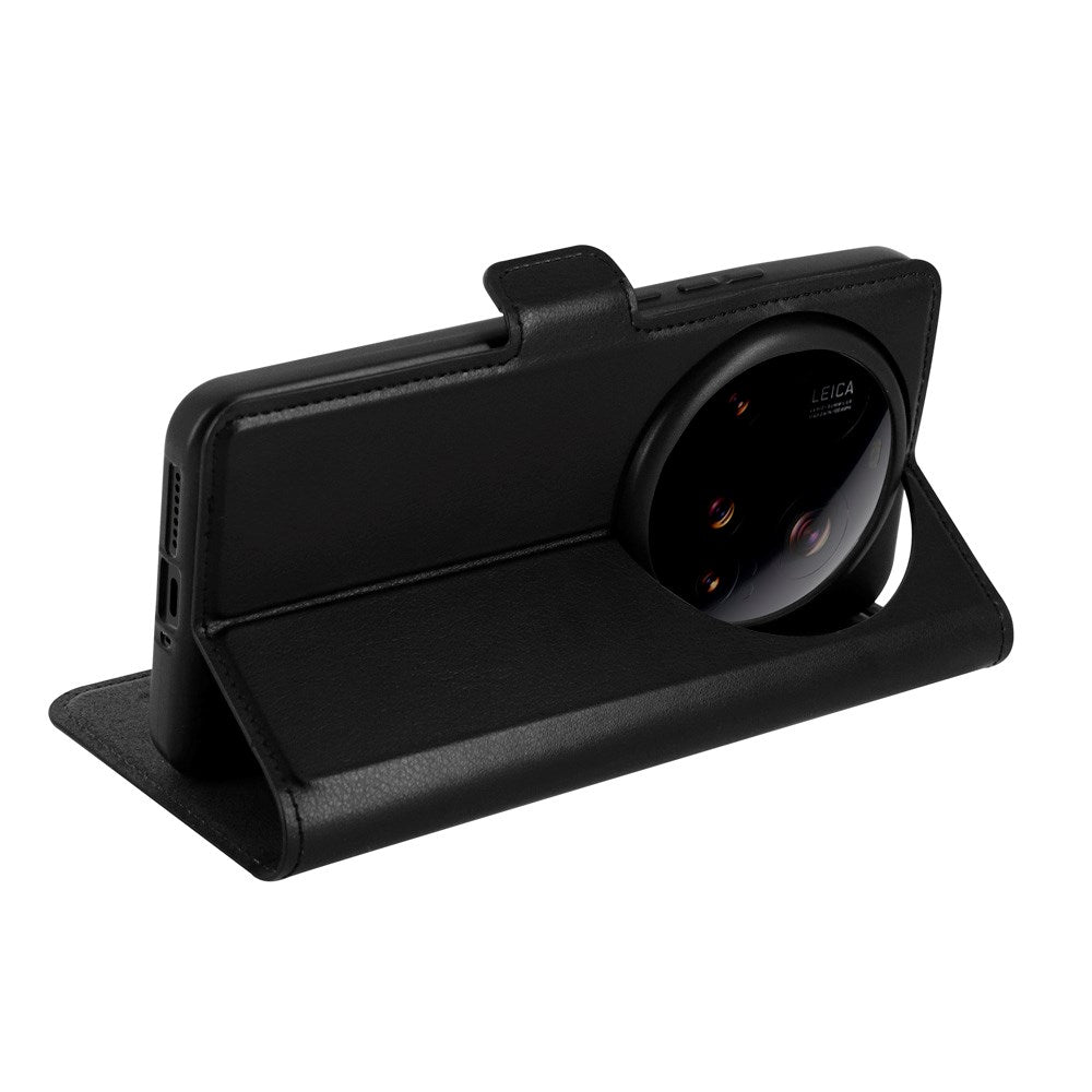 Xiaomi 15 Ultra dbramante1928 Oslo Pro Slim Flip Cover m. Kortholder - Genbrugsmaterialer - Sort