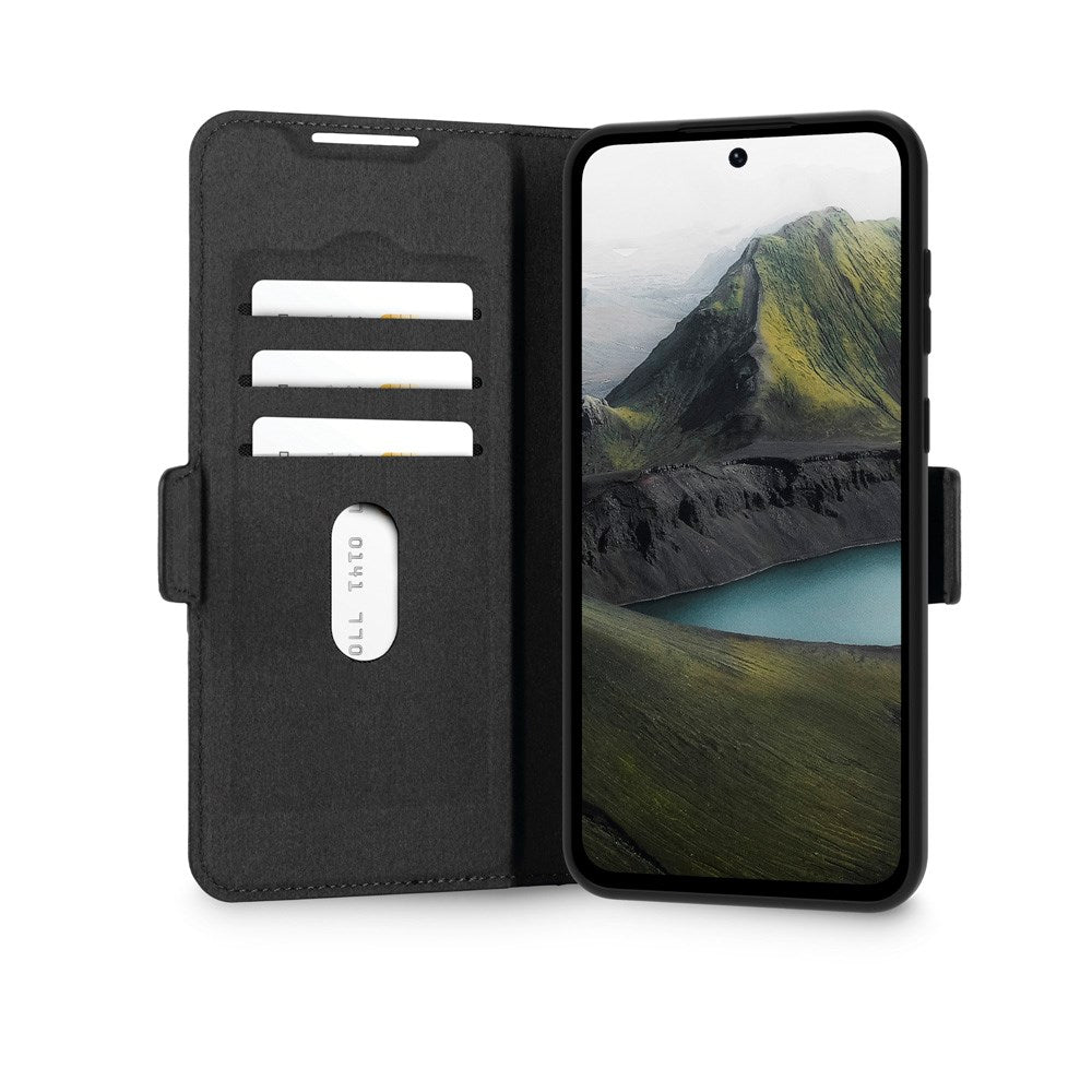 Samsung Galaxy A36 (5G) dbramante1928 Oslo Pro Slim Flip Cover m. Kortholder - Genbrugsmaterialer - Sort