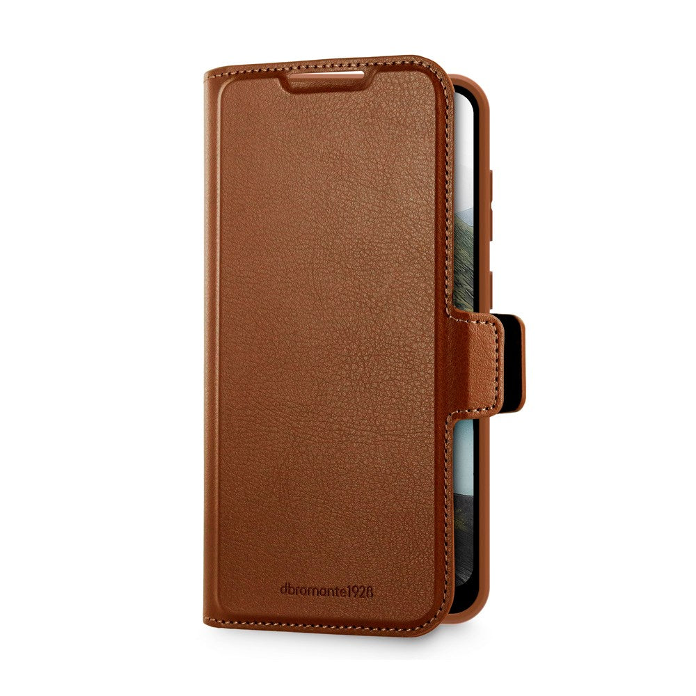 Samsung Galaxy A56 (5G) dbramante1928 Oslo Pro Slim Flip Cover m. Kortholder - Genbrugsmaterialer - Brun