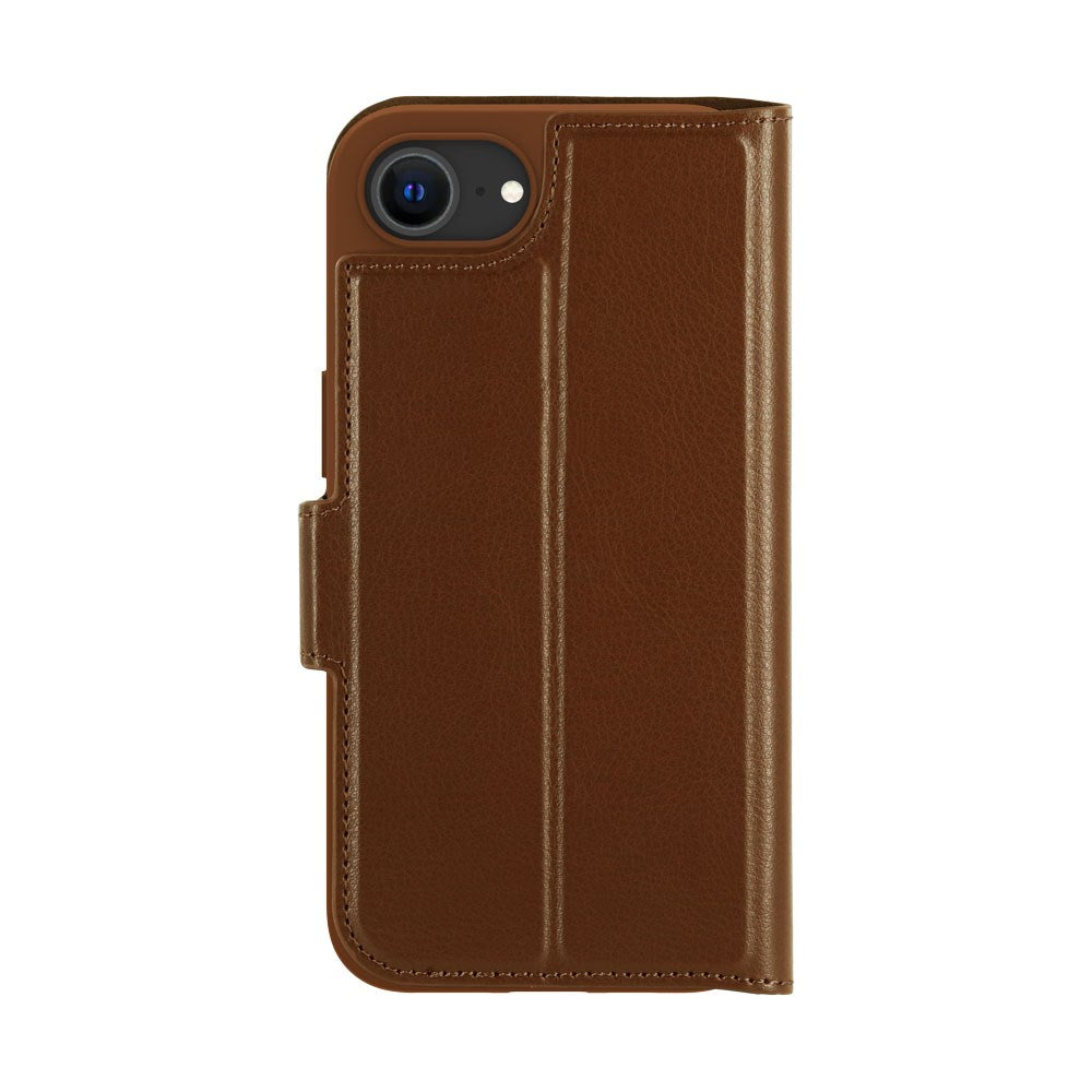 iPhone 16e dbramante1928 Oslo Pro Slim Flip Cover m. Kortholder - Genbrugsmaterialer - Dark Tan