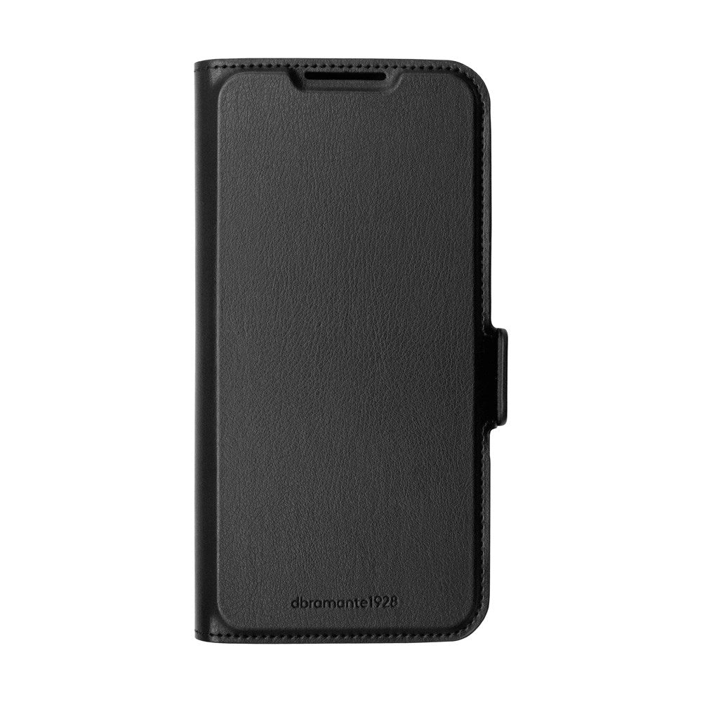 Samsung Galaxy S25 Edge dbramante1928 Oslo Pro Slim Flip Cover m. Kortholder - Genbrugsmaterialer - Sort