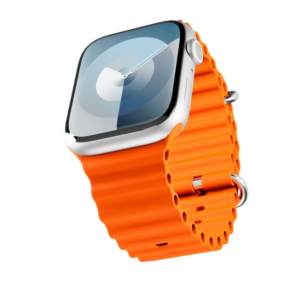 Epico Apple Watch (38/40/SE/41/42mm) Ocean Silikone Urrem - Orange